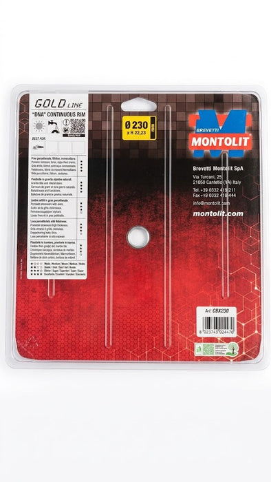 Montolit - DNA Diamond Blade CBX230, 230 mm
