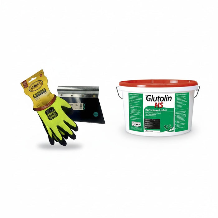 Kit Posa Depron – Glutolin HS 8 kg + Guanti + Spatola Dentata