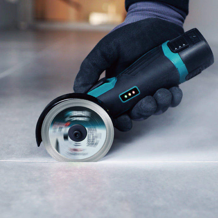 Bihui AGMN76 - Mini Smerigliatrice Angolare a Batteria - Disco Diamantato ø 76 mm