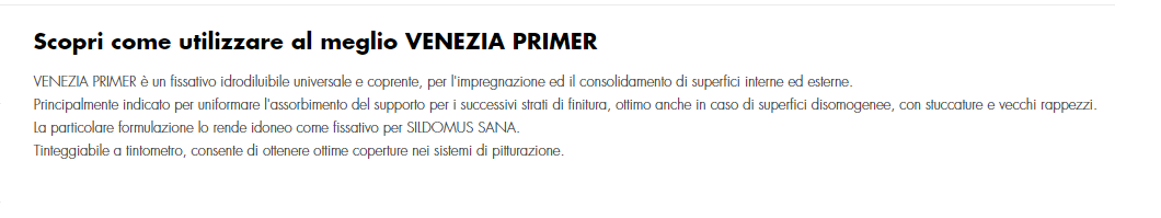 San Marco - Venezia Primer, Primer Murale Idrodiluibile Coprente Uniformante per Interni ed Esterni
