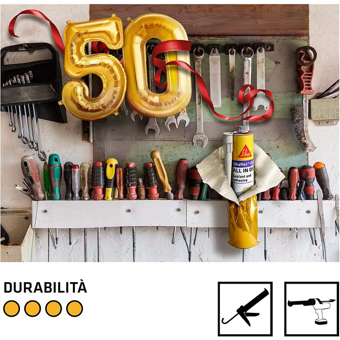 Sika Sikaflex 11 FC Purform Bianco - Adesivo Sigillante Poliuretanico 300 ml - Scatola 12 pz.