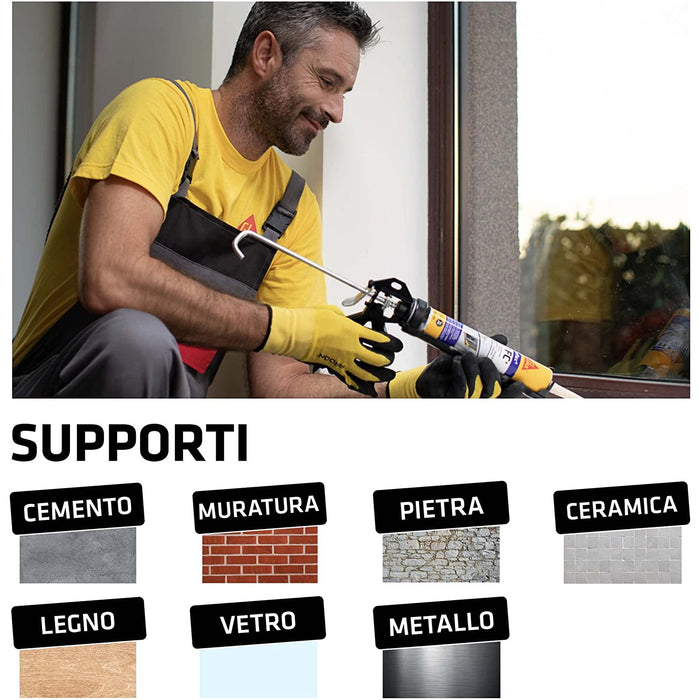 Sika Sikaflex 11 FC Purform Grigio - Adesivo Sigillante Poliuretanico 300 ml - Scatola 12 pz.