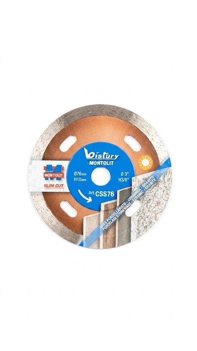Montolit Disco Diamantato Ultrasottile SLIM CUT CSS76 Ø76mm – Mini Smerigliatrice