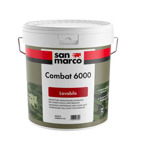 San Marco Combat 6000 pittura lavabile antimuffa per interni bianco
