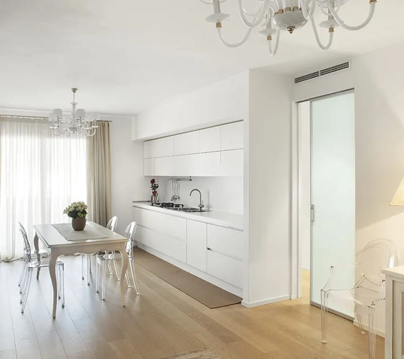 Eclisse - Controtelaio Syntesis intonaco (filo muro) 70/80/90x210 sp.125 per porta a scomparsa
