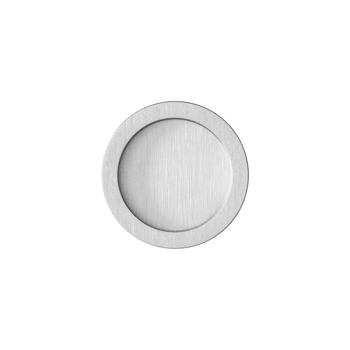 Eclisse - Kit di chiusura cieco mod. Easy con levetta per ante scorrevoli in legno, cromo satinato