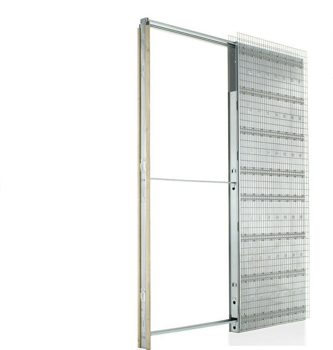 Eclisse - Controtelaio Unico intonaco 60/70/80/90/100x210 sp.125 per porta a scomparsa