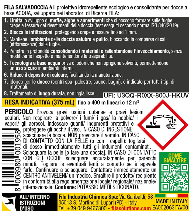 Fila - Salvadoccia ml.375 prodotto antinfiltrazione per docce