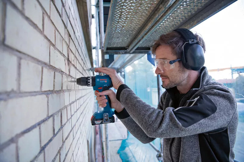 Bosch - trapano avvitatore GSB 18V-45 con percussione e 3 batterie incluse