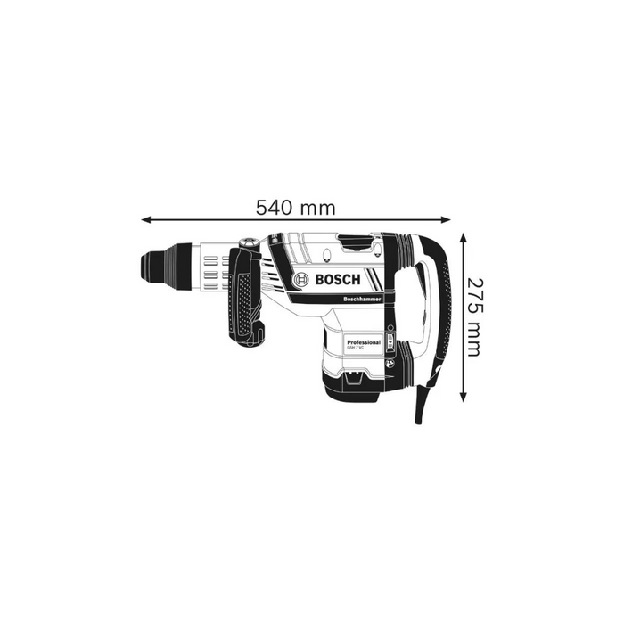 Bosch - Martello demolitore GSH 7 VC con attacco SDS MAX