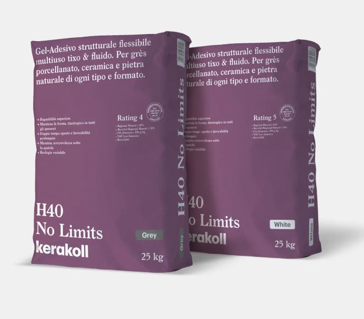 Kerakoll - H40 No Limits Multipurpose Structuring Adhesive Gel Kg. 25