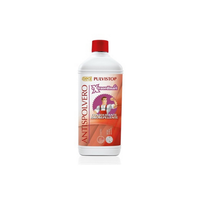 Geal - Pulvistop, water-based consolidating, anti-dusting, water-repellent, natural effect