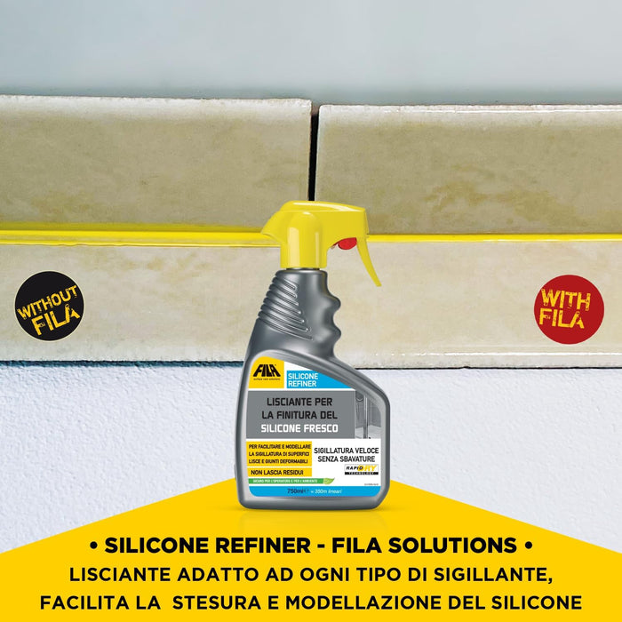 Fila - Silicone Refiner ml. 750 lisciante per la finitura del silicone fresco