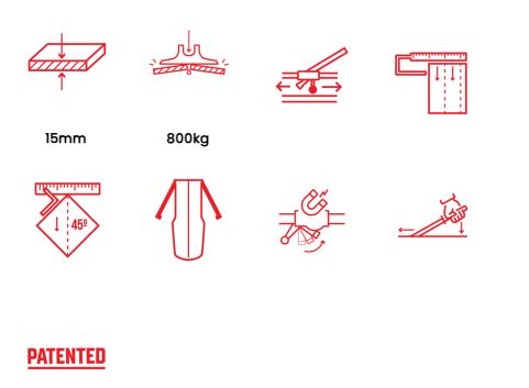 Rubi - Tagliapiastrelle manuale SPEED-62 Magnet c/valigia