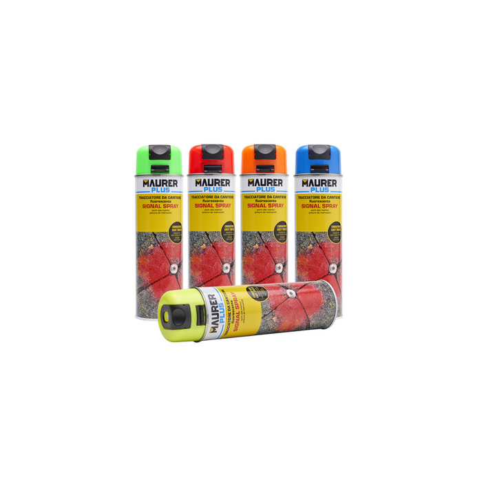 Maurer plus - Tracciatore Spray Fluorescente Ml. 500 - Arancio