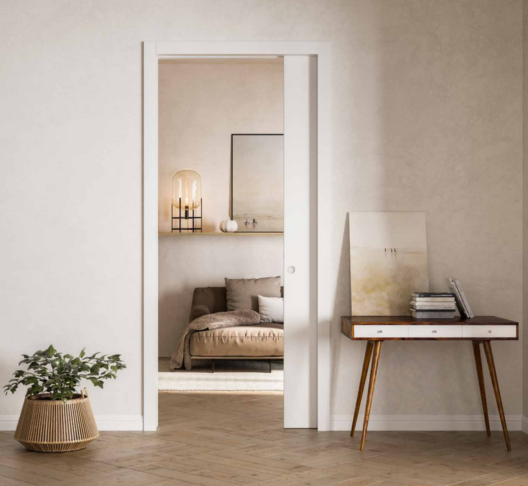 Eclisse - Controtelaio mod. Unico intonaco 60/70/80/90x210 sp.108 per porta a scomparsa