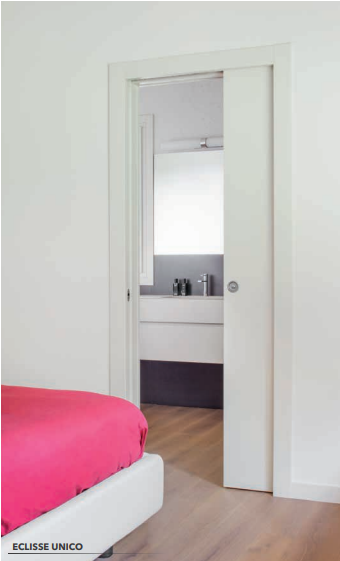 Eclisse - Controtelaio mod. Unico intonaco 60/70/80/90x210 sp.108 per porta a scomparsa