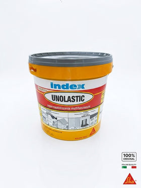 Index - Unolastic Impermeabilizzante monocomponente grigio scuro 20 kg