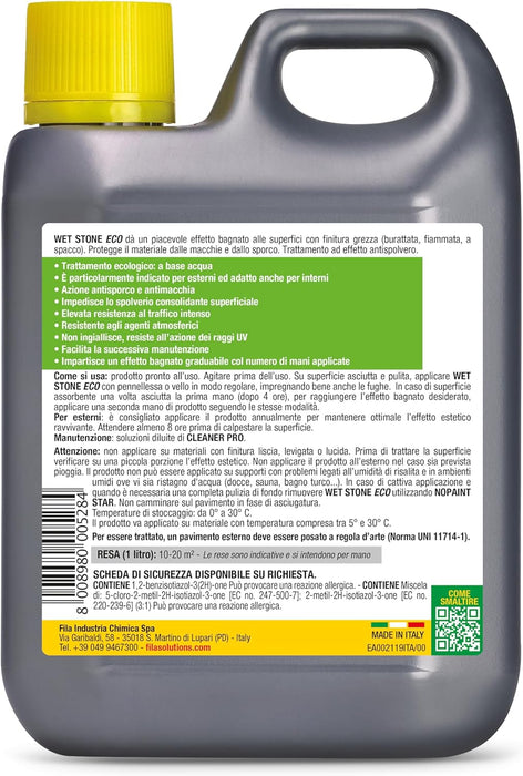Fila - Wet Stone Eco protettivo consolidante effetto bagnato lt.1