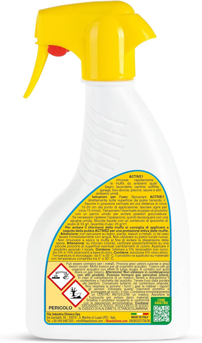 Fila - Toglimuffa attivo Active1 Rimuove muffe, alghe, funghi, microrganismi
