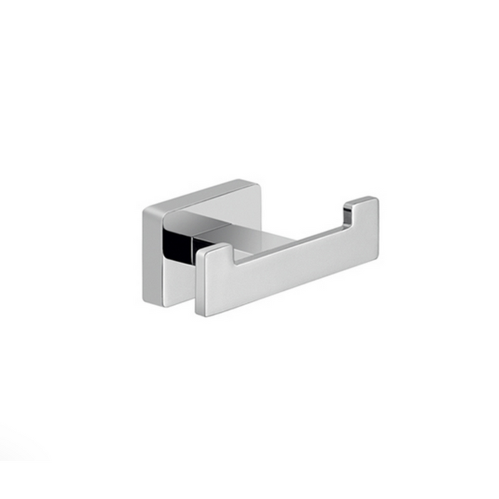 Gedy - Appendiabiti doppio a parete in Acciaio Inox Cromato Atena 4426