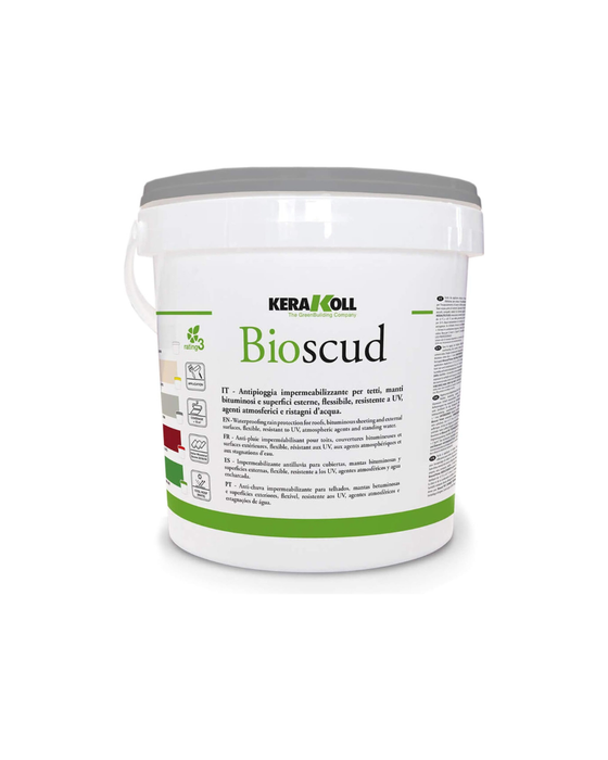 Kerakoll - BIOSCUD Membrana impermeabilizzante liquida colorata calpestabile grigia