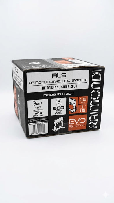 Raimondi - Nuove Basi Rls Evo per Fuga 1,5 mm e Piastrelle da 3 a 12 mm in buste da 500 pezzi