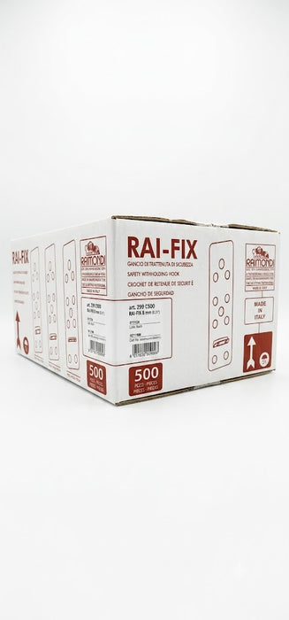 Raimondi Rai-Fix – Gancio Inox per Fissaggio Piastrelle e Lastre 6mm e 8mm