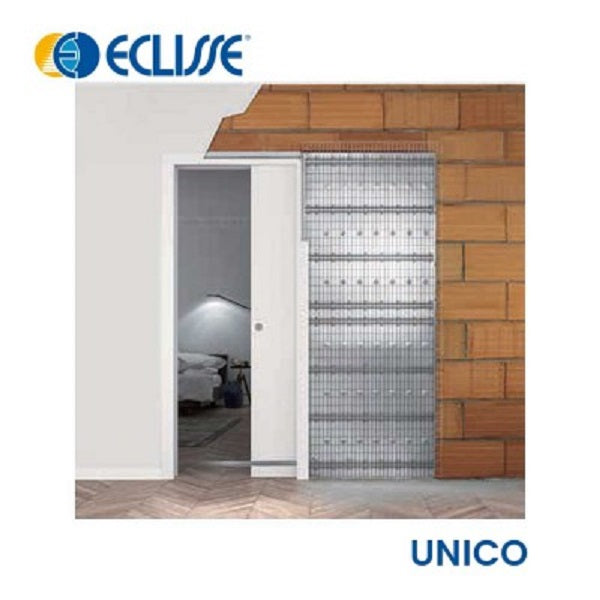 Eclisse - Controtelaio mod. Unico intonaco 60/70/80/90x210 sp.108 per porta a scomparsa
