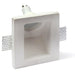 Faretti quadrati in gesso inclinati 12x12 cm