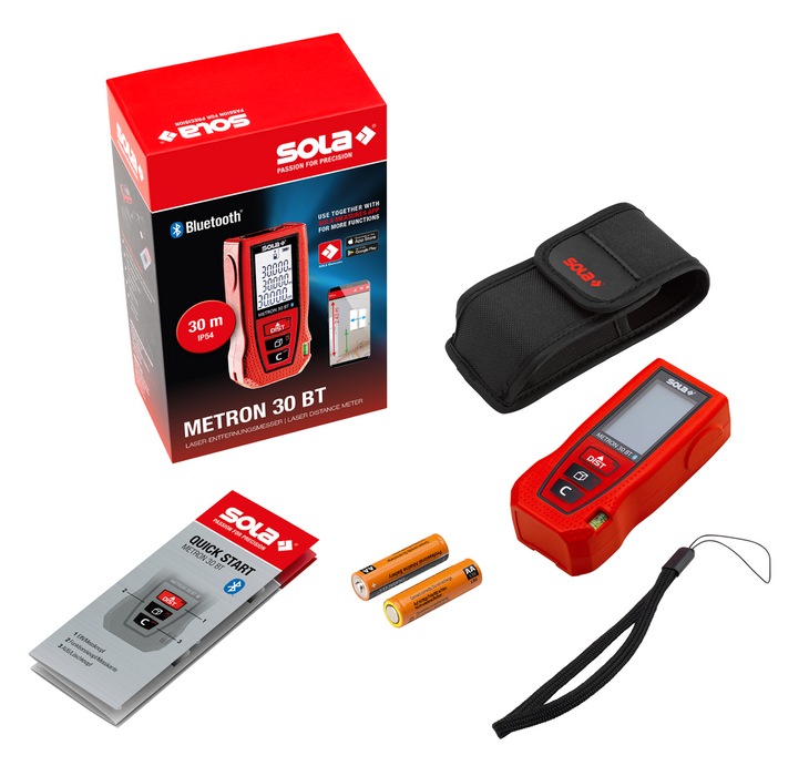 Sola - Misuratore laser bluetooth METRON BT 30