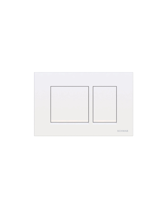 Schwab - Placca di comando bianco lucido mod. Ceres