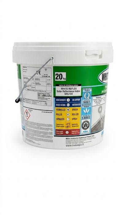 Index White Reflex – Pittura bianca riflettente per manti bituminosi 20 kg
