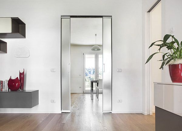 Eclisse - Controtelaio Syntesis intonaco (filo muro) 60/70/80/90x210 sp.108 per porta a scomparsa