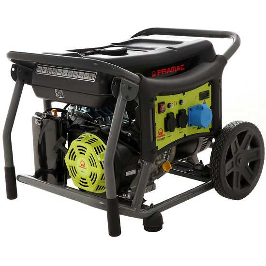 Pramac - Generatore di corrente portatile WX6200 Monofase ad avviamento manuale
