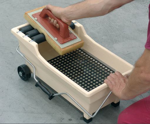 Raimondi Vaschetta Lavaggio Pulirapid 20L con Frattazzo Spugna Sweepex