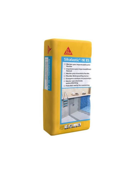 Sika - Sikalastic 1K-ES Malta cementizia fibrorinforzata monocomponente per impermeabilizzazioni flessibili