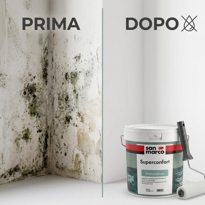 SAN MARCO Kit Antimuffa e Anticondensa per 40 mq – Combat 222 + Combat 333 + Superconfort