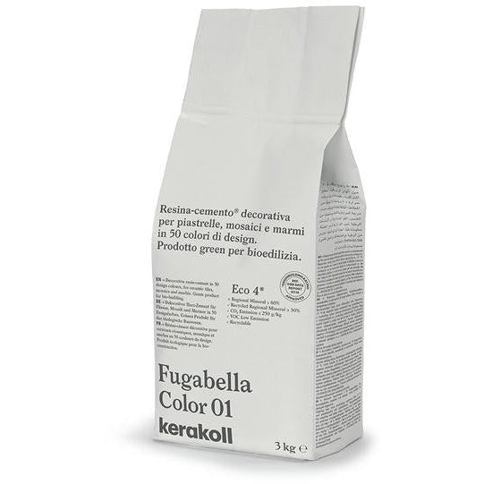 Kerakoll - Fugabella Color Decorative resin-cement for grouting tiles, mosaics and marble in 50 colors
