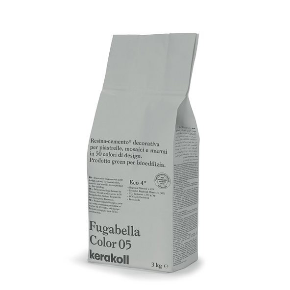 Kerakoll - Fugabella Color Decorative resin-cement for grouting tiles, mosaics and marble in 50 colors