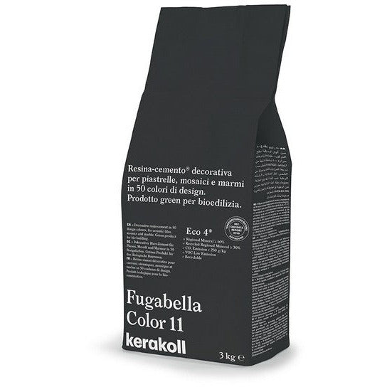 Kerakoll - Fugabella Color Decorative resin-cement for grouting tiles, mosaics and marble in 50 colors
