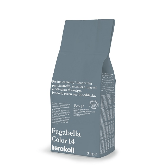 Kerakoll - Fugabella Color Decorative resin-cement for grouting tiles, mosaics and marble in 50 colors