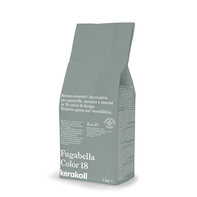 Kerakoll - Fugabella Color Decorative resin-cement for grouting tiles, mosaics and marble in 50 colors