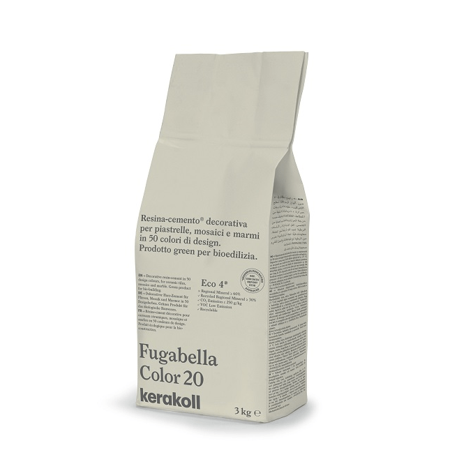 Kerakoll - Fugabella Color Decorative resin-cement for grouting tiles, mosaics and marble in 50 colors