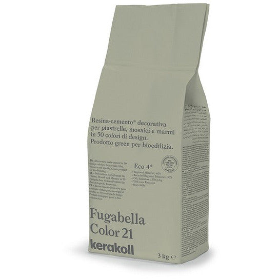 Kerakoll - Fugabella Color Decorative resin-cement for grouting tiles, mosaics and marble in 50 colors