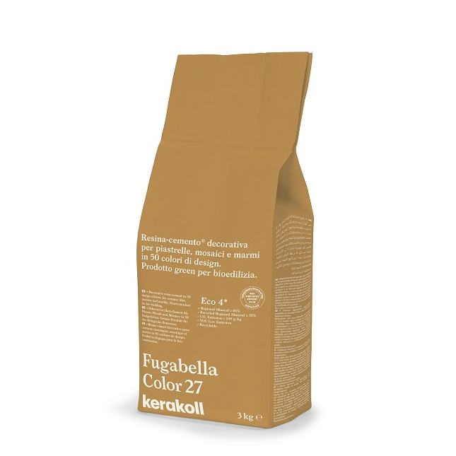 Kerakoll - Fugabella Color Decorative resin-cement for grouting tiles, mosaics and marble in 50 colors