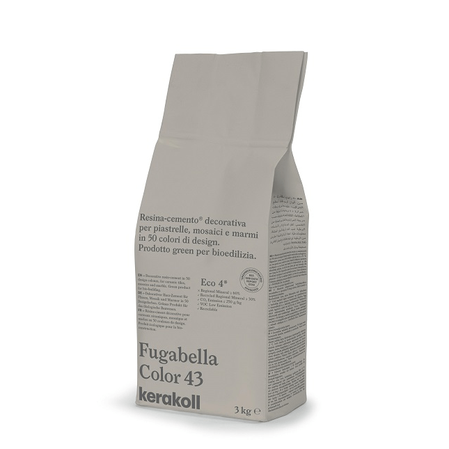 Kerakoll - Fugabella Color Decorative resin-cement for grouting tiles, mosaics and marble in 50 colors