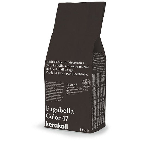 Kerakoll - Fugabella Color Decorative resin-cement for grouting tiles, mosaics and marble in 50 colors