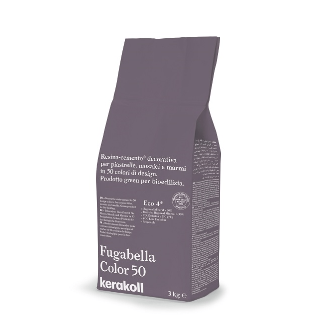 Kerakoll - Fugabella Color Decorative resin-cement for grouting tiles, mosaics and marble in 50 colors