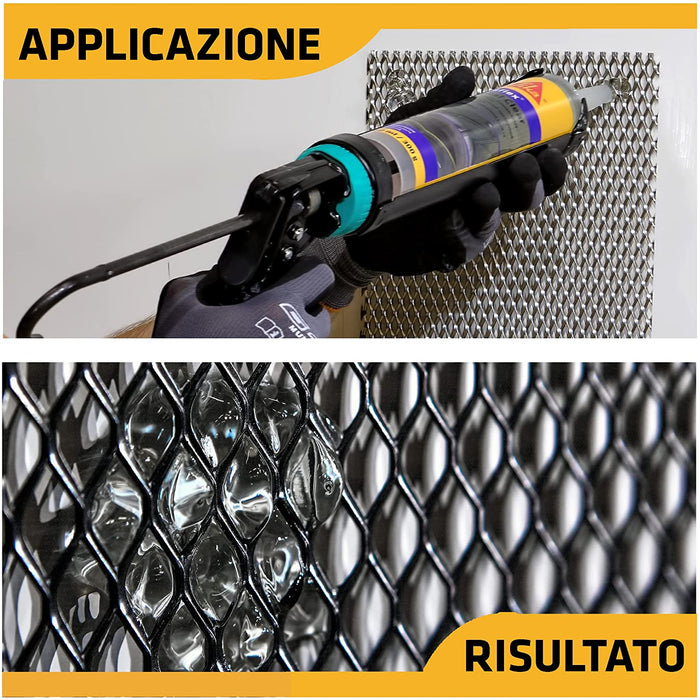 Sika - Sikaflex-112 Crystal Clear Adesivo e sigillante trasparente cristallino 290ml